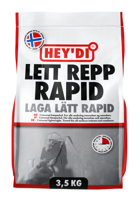 Hey'di Lett Repp universalsparkel 3,5 kg